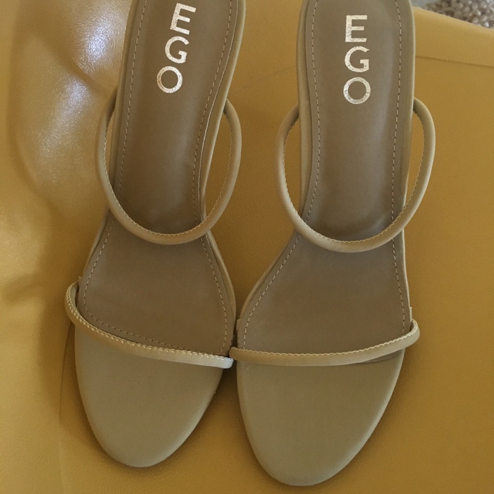 Ego High heeled strapless sandals